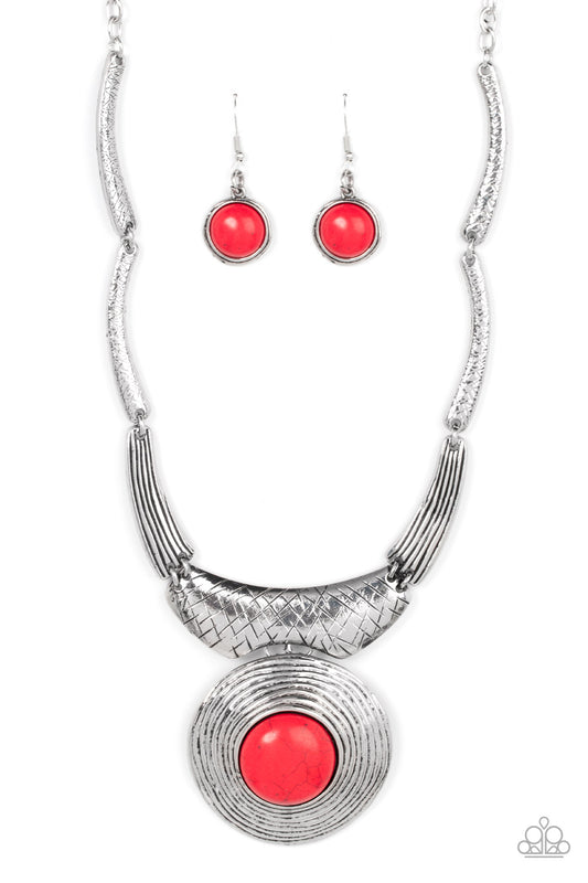 EMPRESS-ive Resume - Red - Paparazzi Necklace