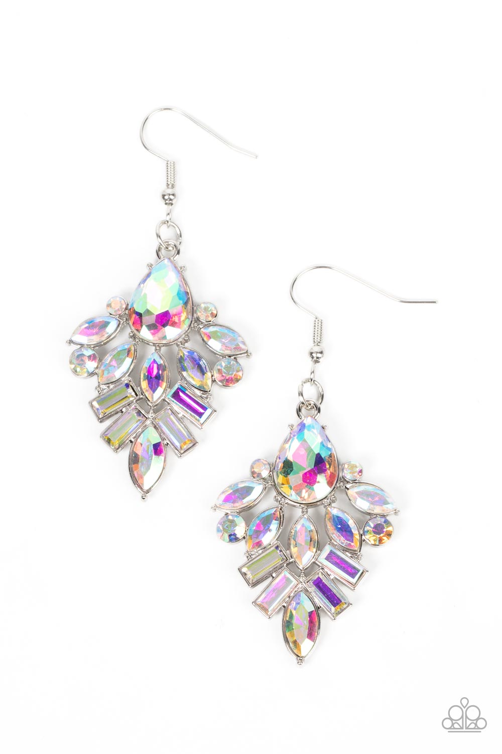 Stellar-escent Elegance - Multi - Paparazzi Earrings