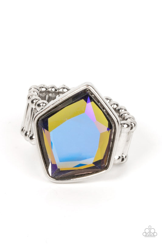 Abstract Escapade - Multi - Paparazzi Ring