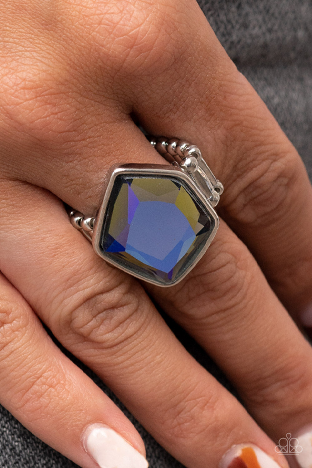 Abstract Escapade - Multi - Paparazzi Ring