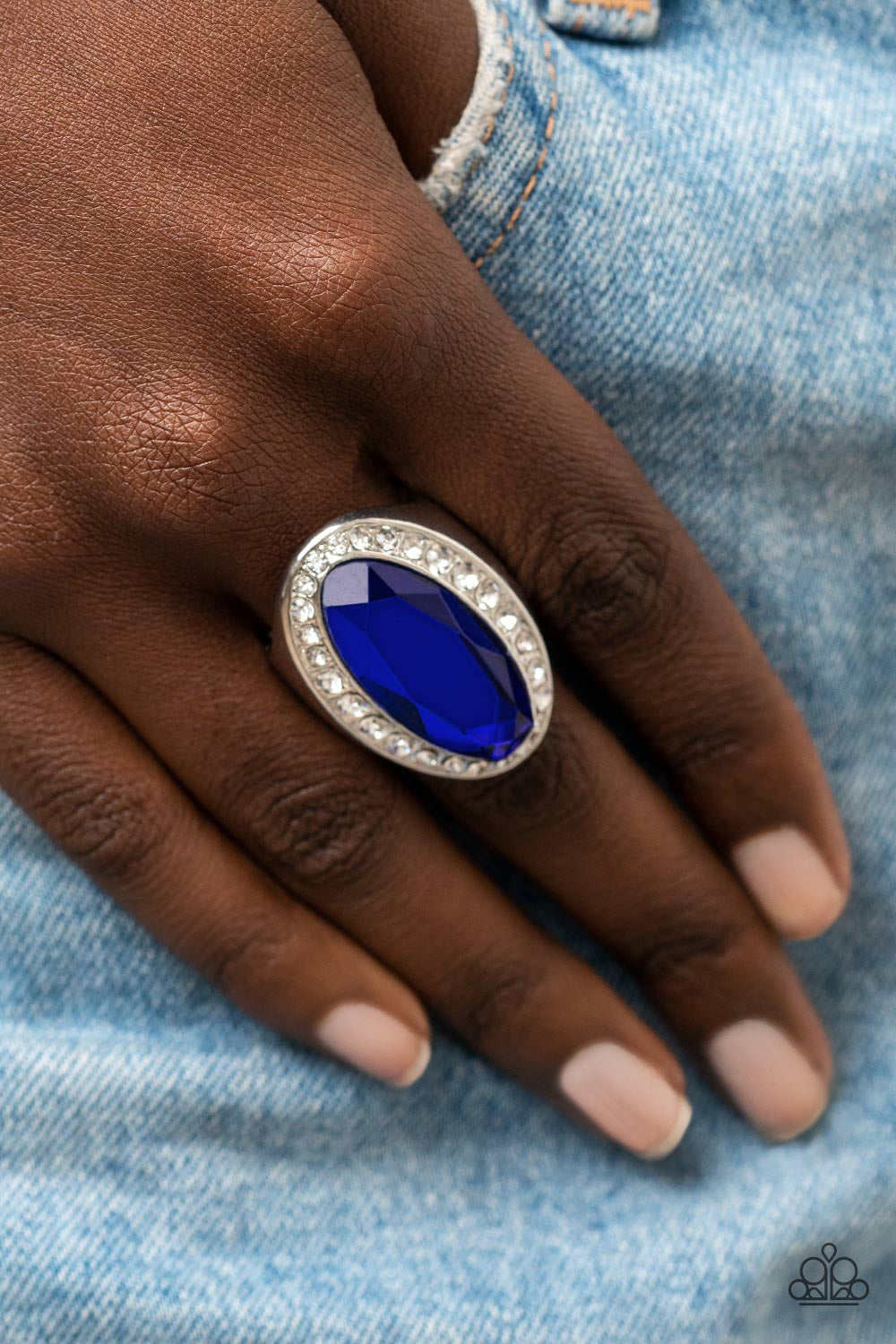 Believe in Bling - Blue - Paparazzi Ring