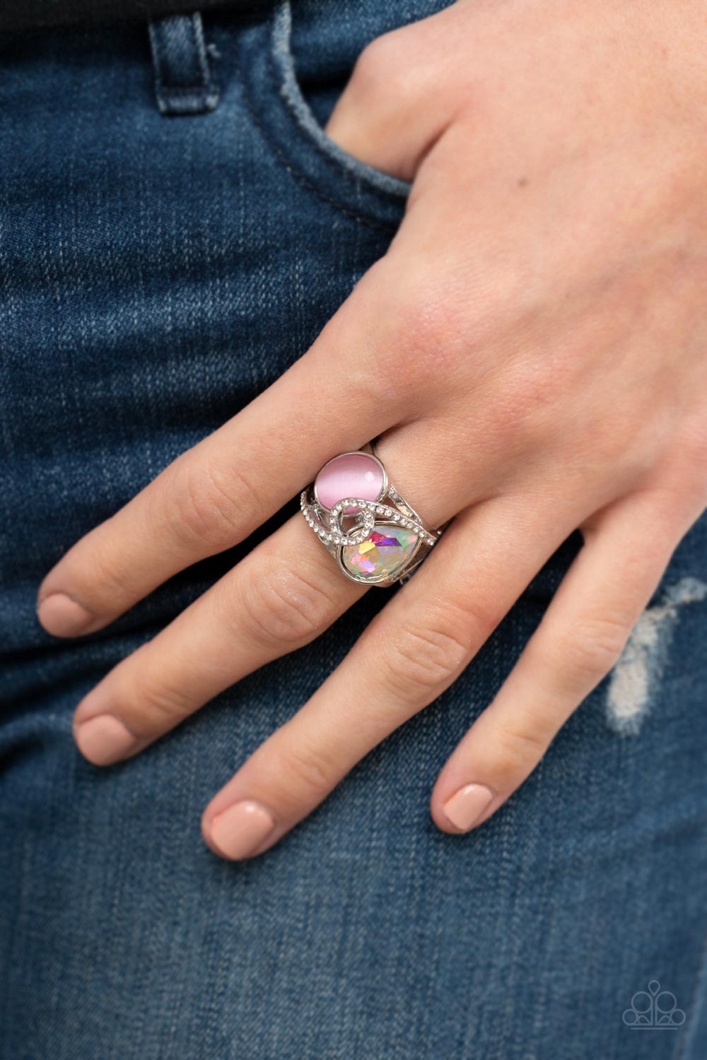 SELFIE-Indulgence - Pink - Paparazzi Ring