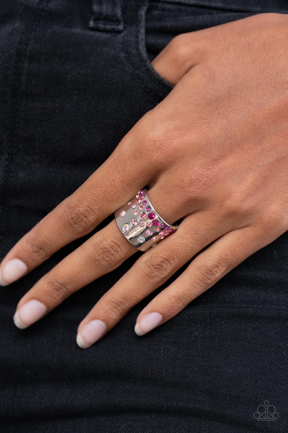 Sizzling Sultry - Pink - Paparazzi Ring