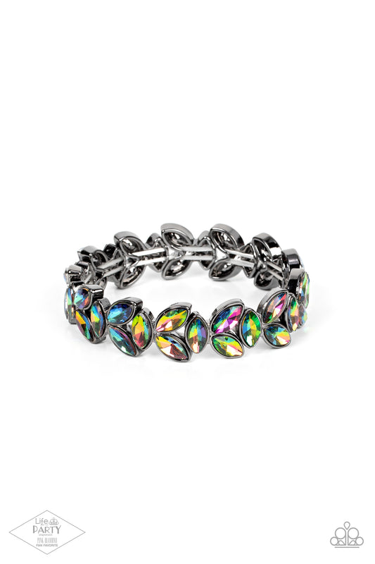 Gilded Gardens - Multi - Paparazzi Bracelet (2022 Pink Diamond)