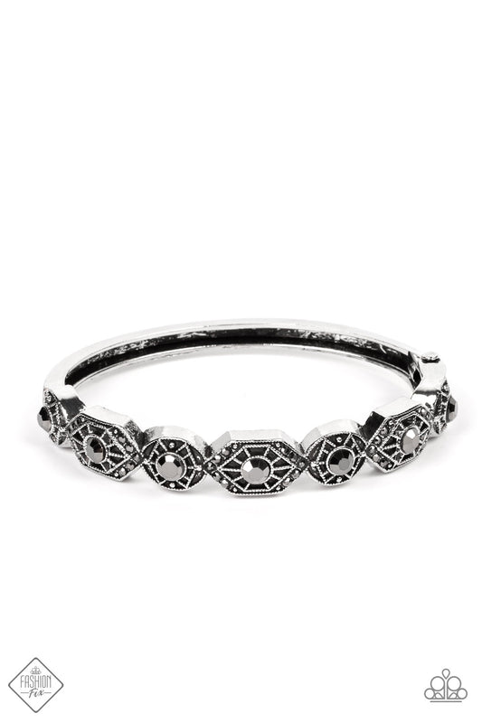 Eye-Opening Opulence - Silver - Paparazzi Bracelet (2022 August Fashion Fix)