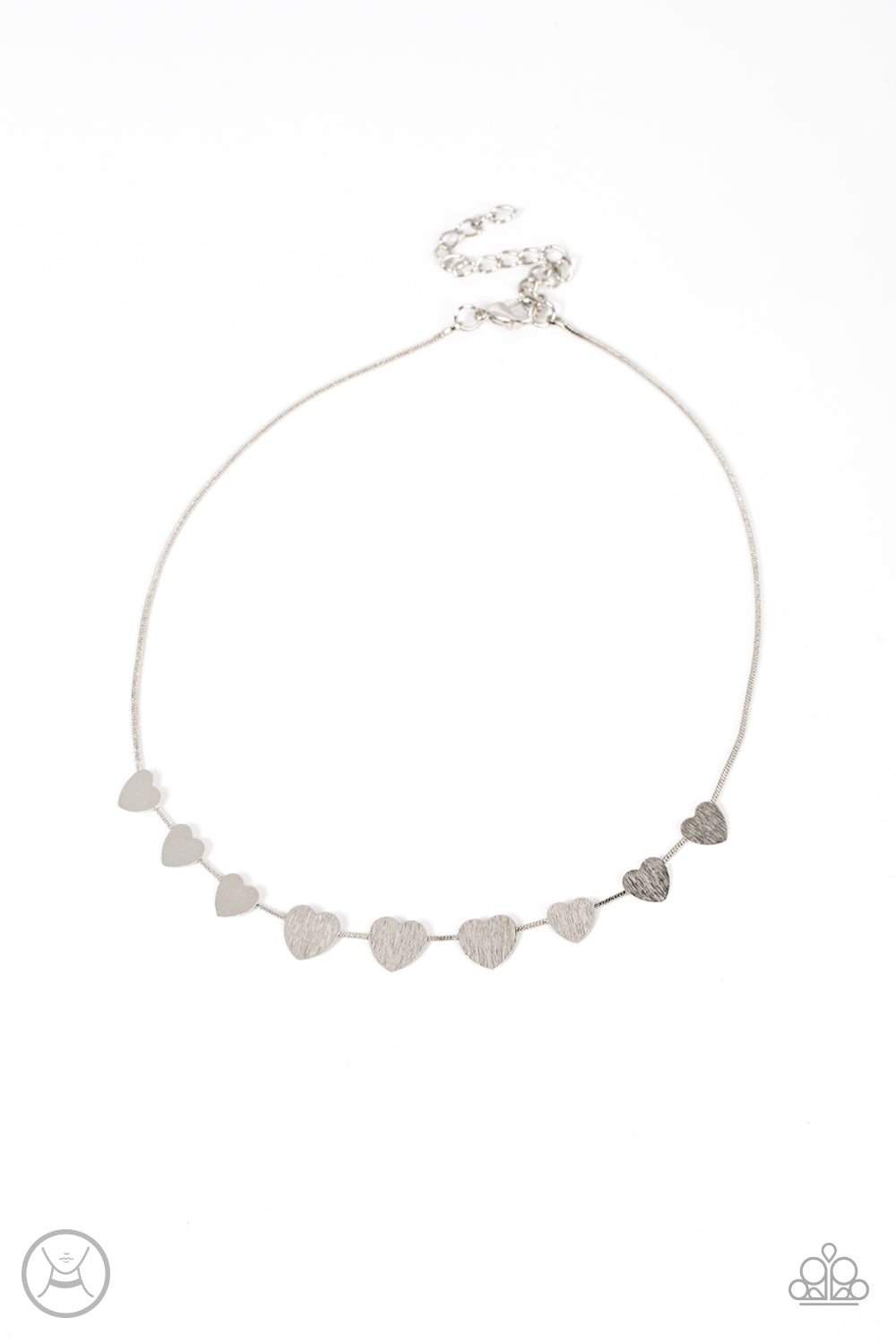 Dainty Desire - Silver - Paparazzi Necklace