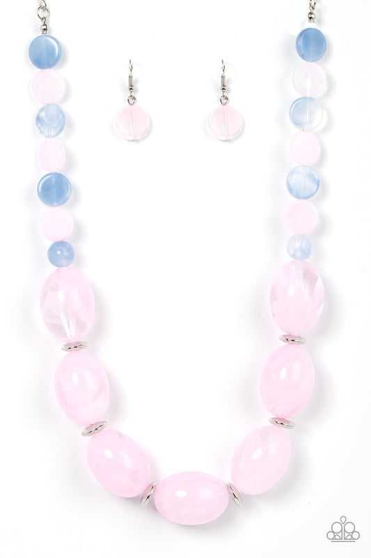 Belle of the Beach - Pink - Paparazzi Necklace