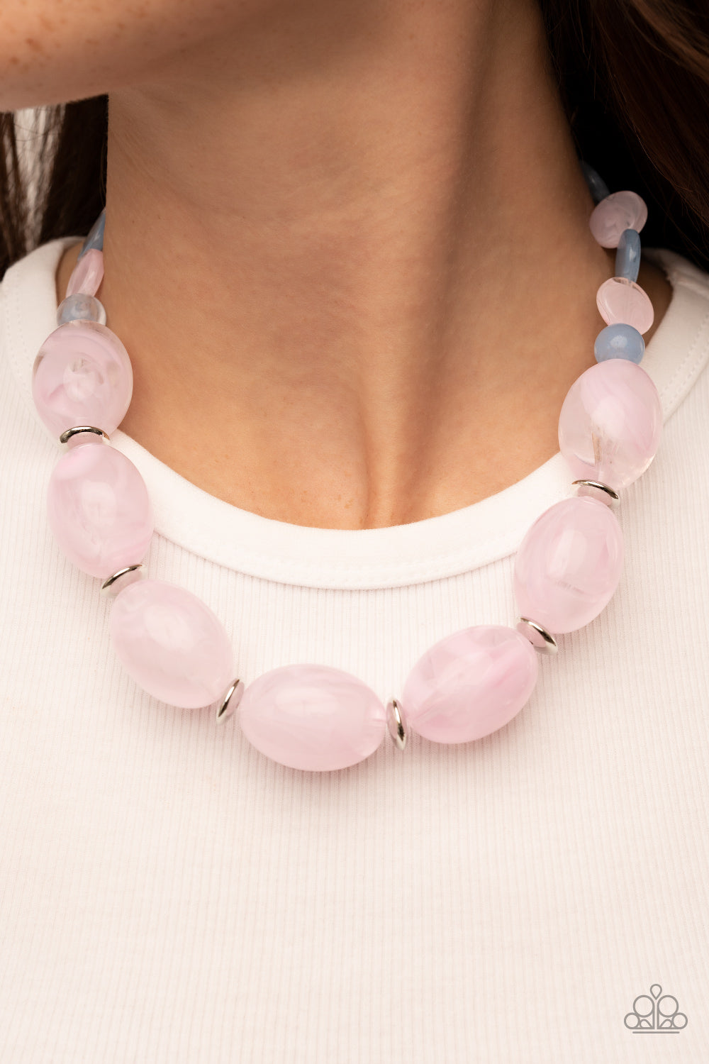 Belle of the Beach - Pink - Paparazzi Necklace