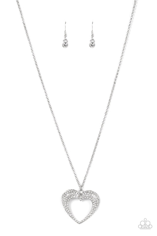 Cupid Charisma - White - Paparazzi Necklace