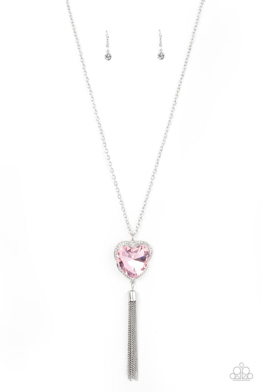 Finding My Forever - Pink - Paparazzi Necklace