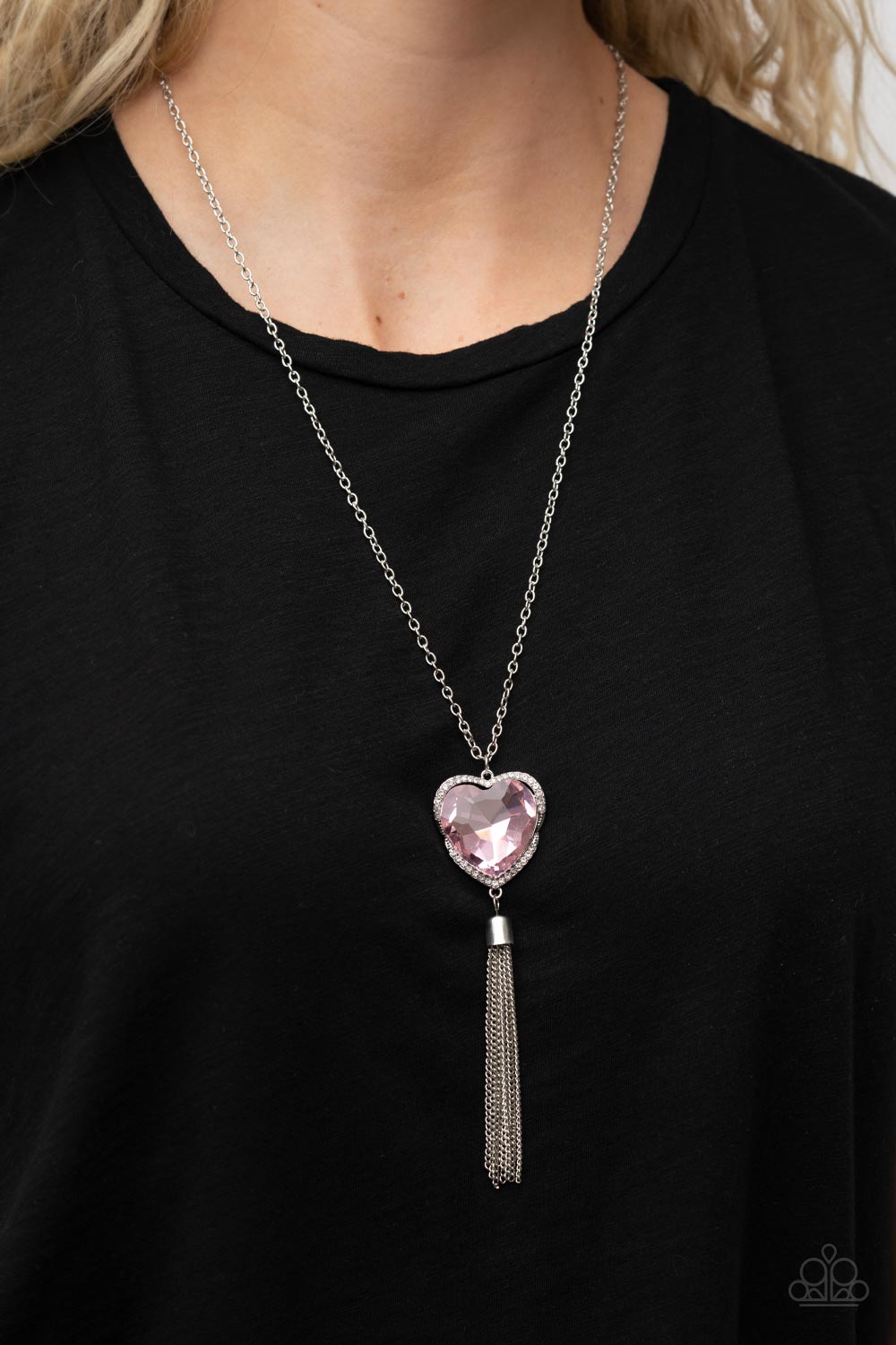 Finding My Forever - Pink - Paparazzi Necklace