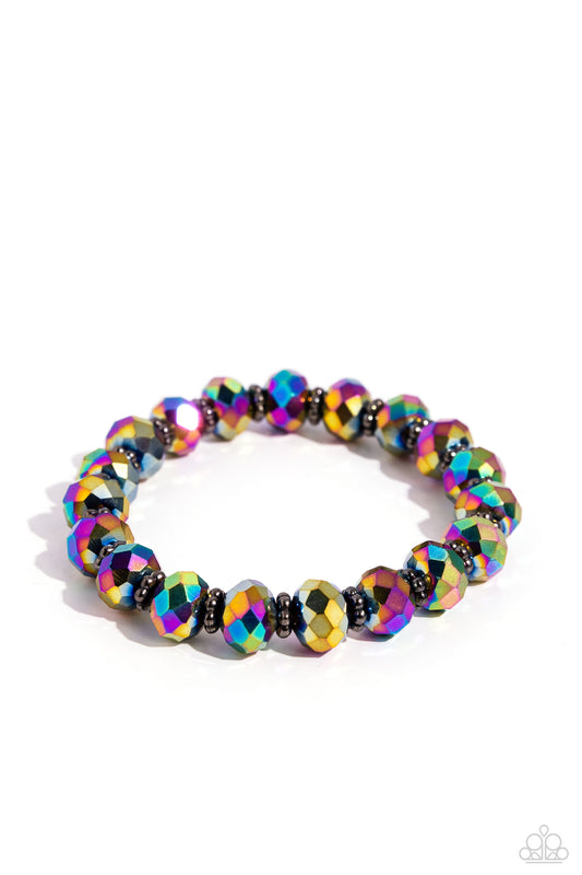 Shimmering Satisfaction - Multi - Paparazzi Bracelet