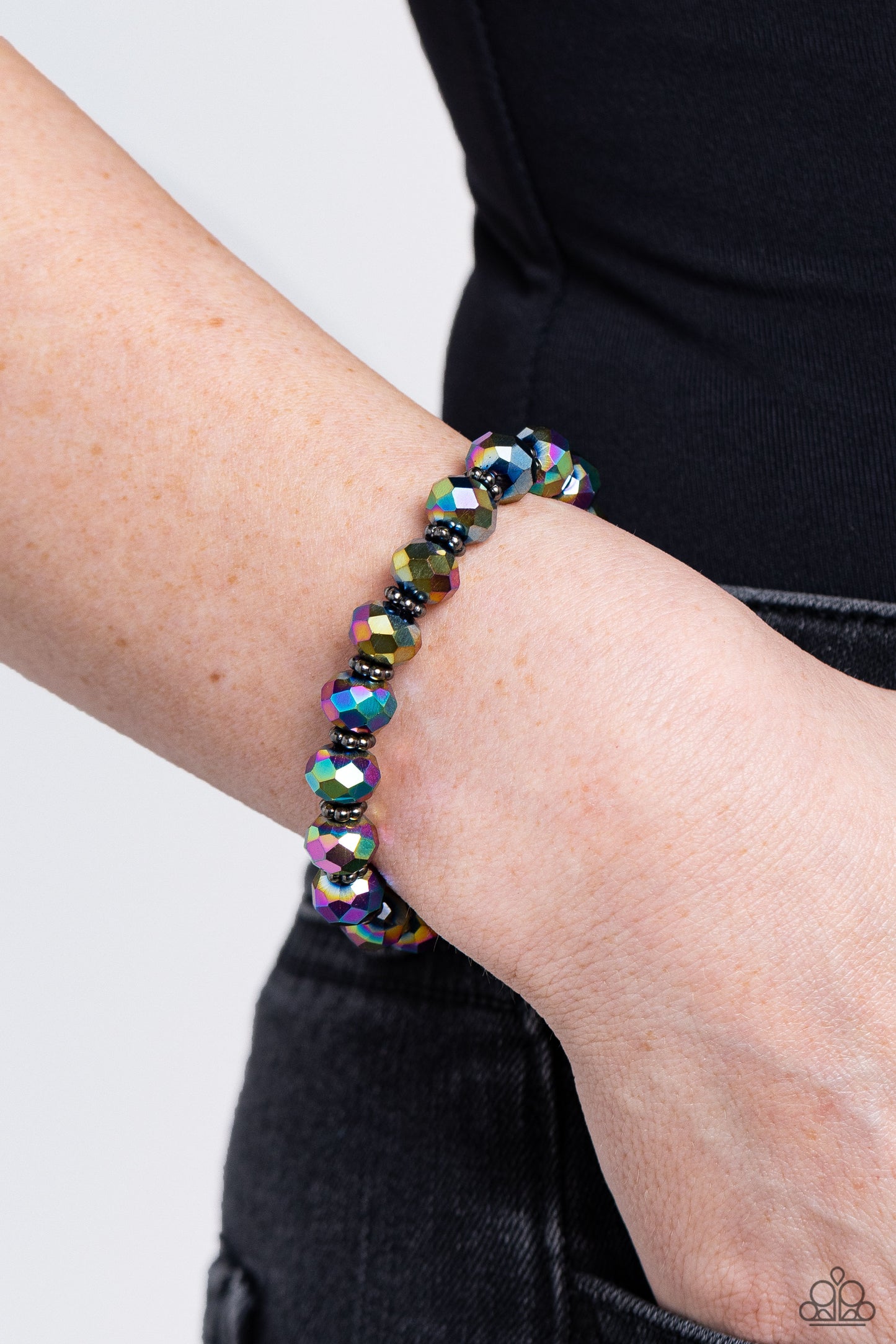 Shimmering Satisfaction - Multi - Paparazzi Bracelet