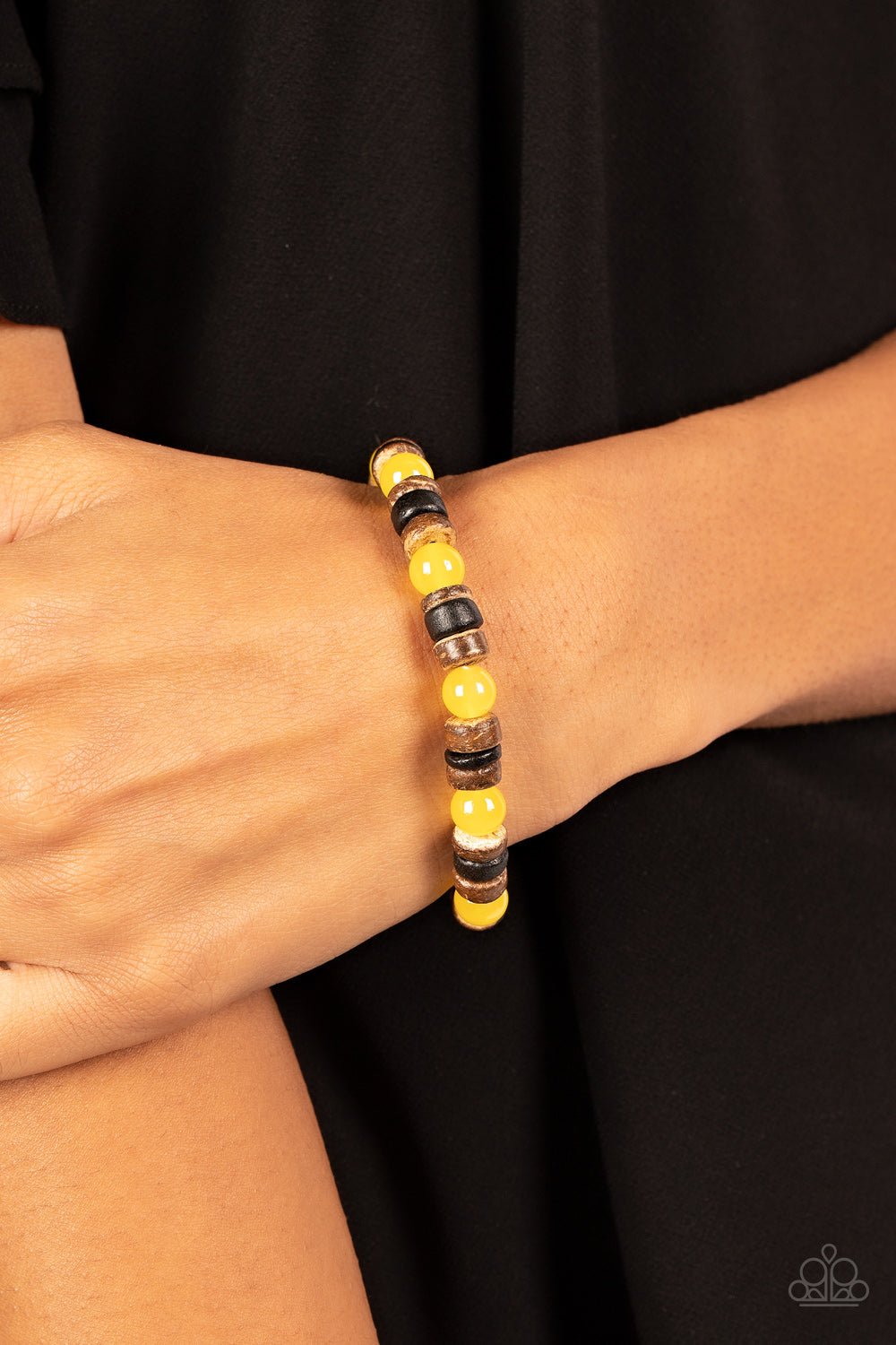 Durango Drifter - Yellow - Paparazzi Bracelet