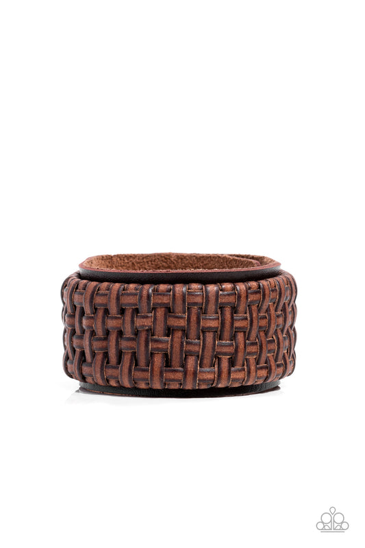 Urban Expansion - Brown - Urban Paparazzi Bracelet