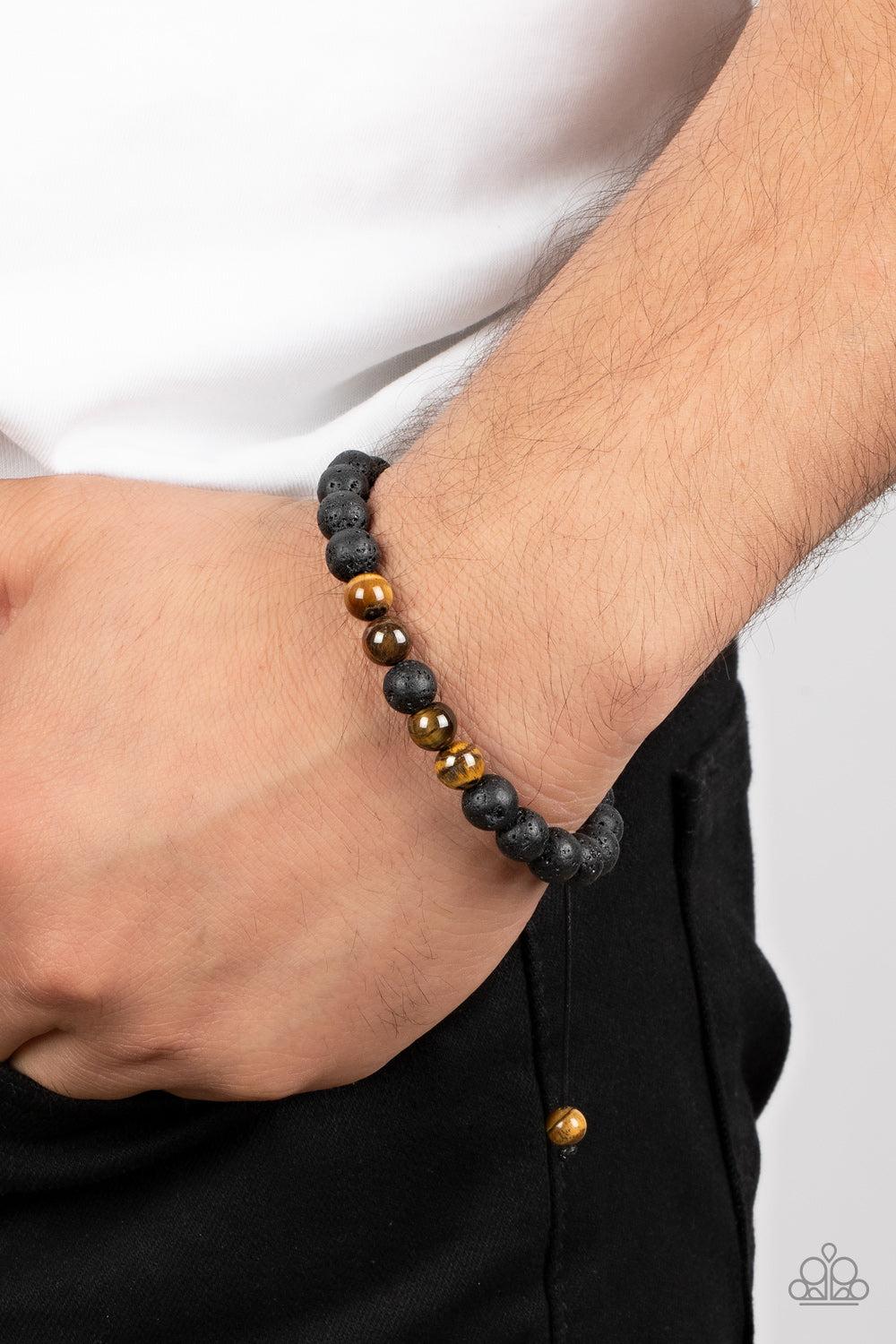 Alternative Rock - Brown - Paparazzi Urban Bracelet