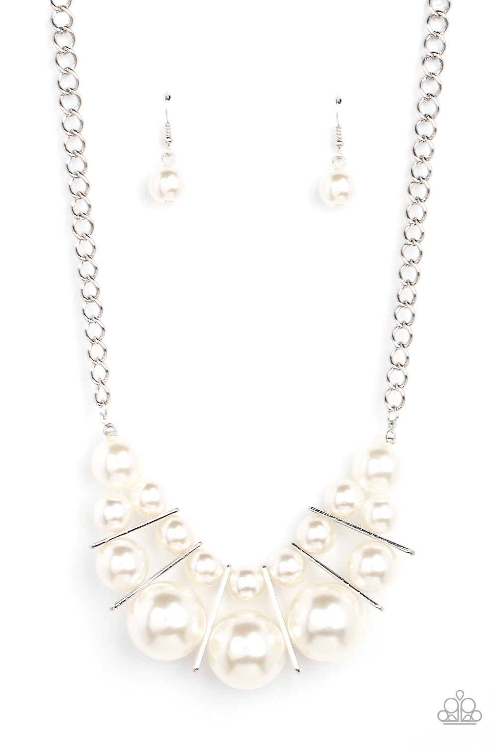 Challenge Accepted - White - Paparazzi Necklace