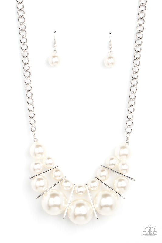 Challenge Accepted - White - Paparazzi Necklace