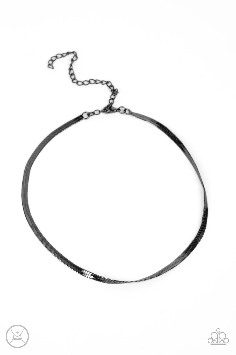 No Time Flat - Black - Paparazzi Necklace