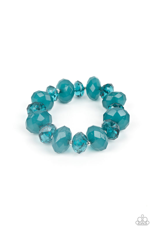 Keep GLOWING Forward - Blue - Paparazzi Bracelet