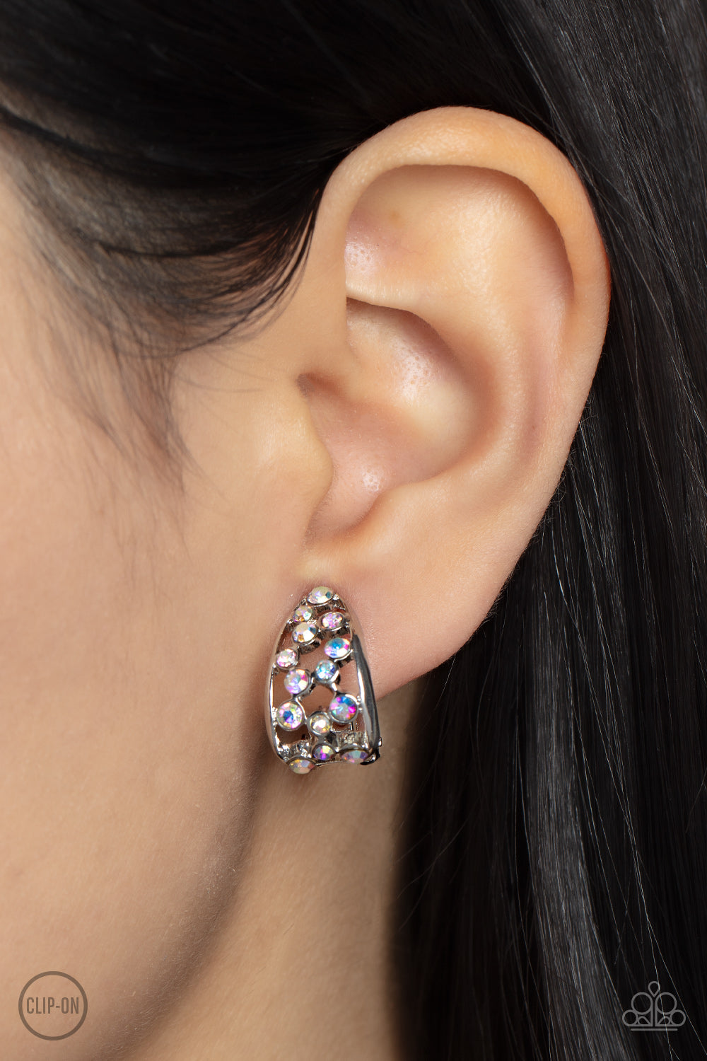 Extra Effervescent - Multi - Paparazzi Clip On Earrings