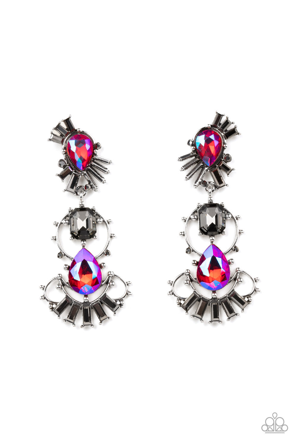 Ultra Universal - Pink- Paparazzi Earrings (2022 Life of the Party)