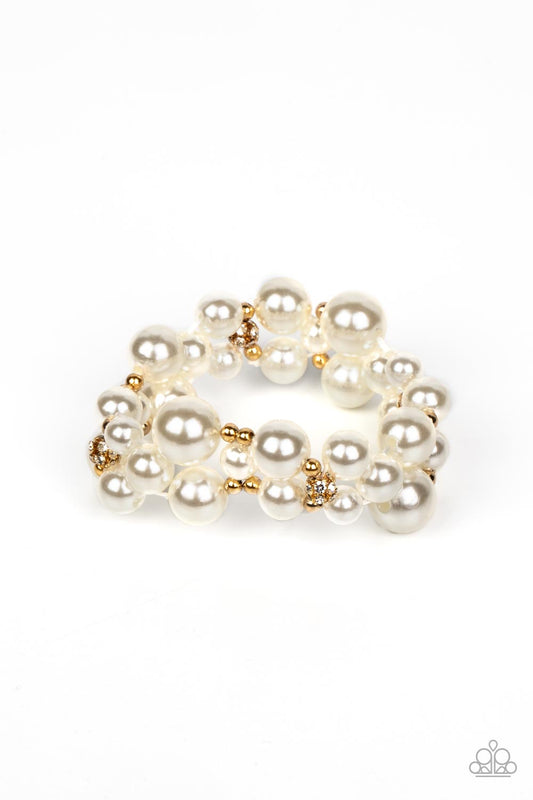 Her Serene Highness - Gold - Paparazzi Bracelet