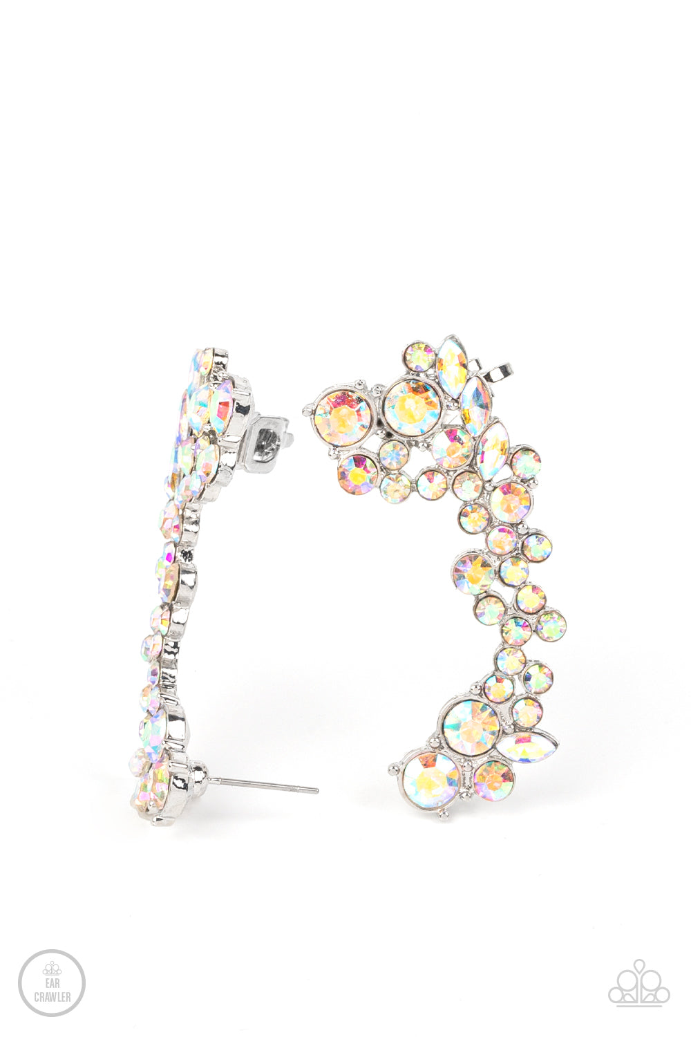 Astronomical Allure - Multi - Paparazzi Ear Crawlers Earrings