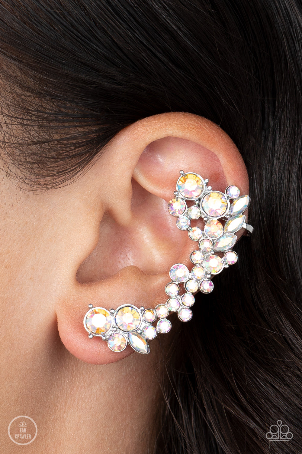 Astronomical Allure - Multi - Paparazzi Ear Crawlers Earrings