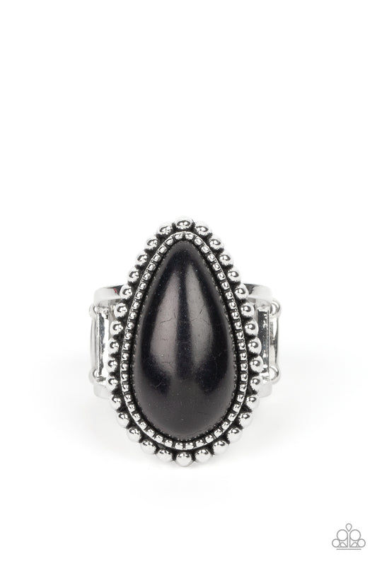 Urban Elements - Black - Paparazzi Ring