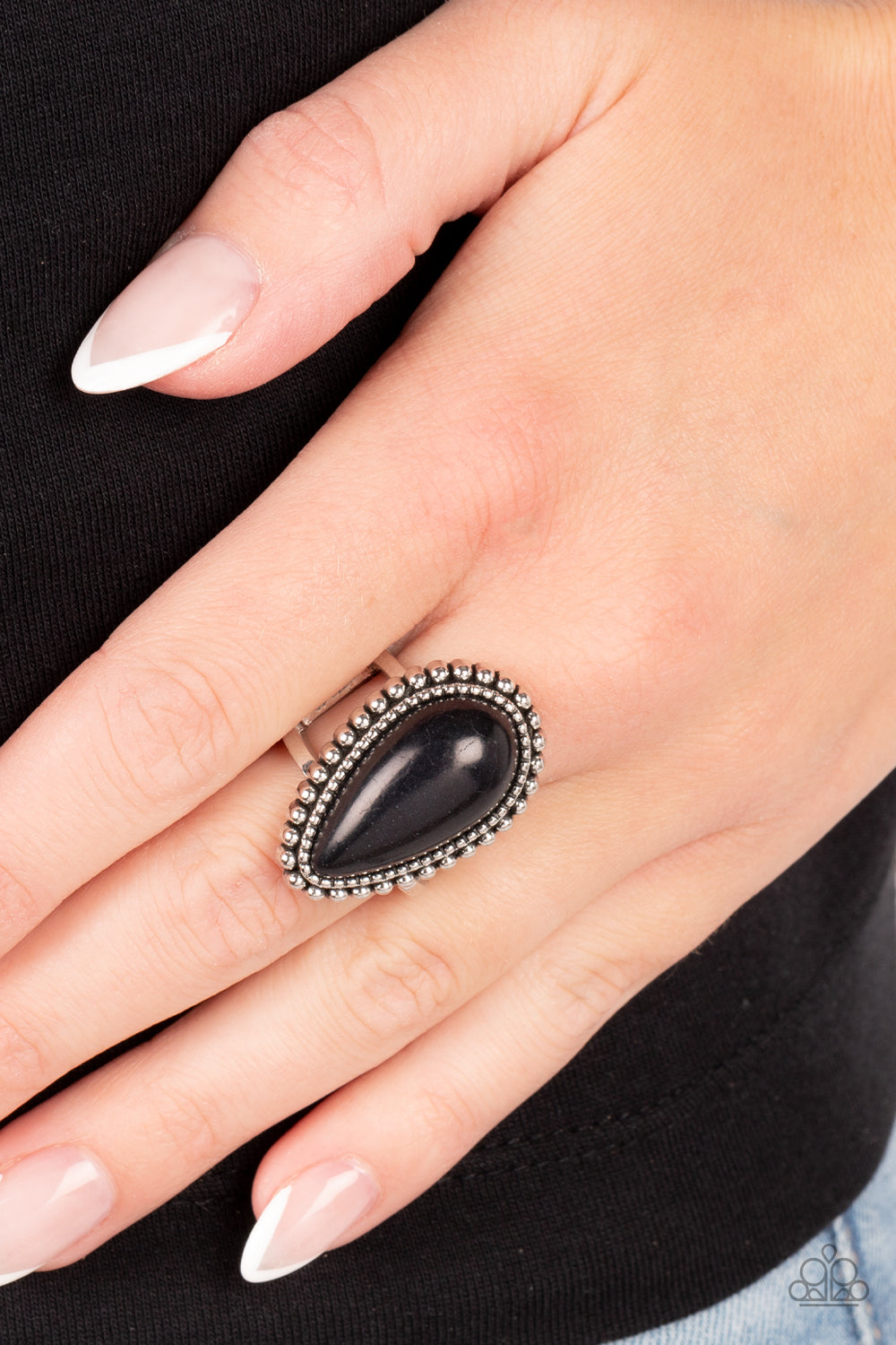 Urban Elements - Black - Paparazzi Ring