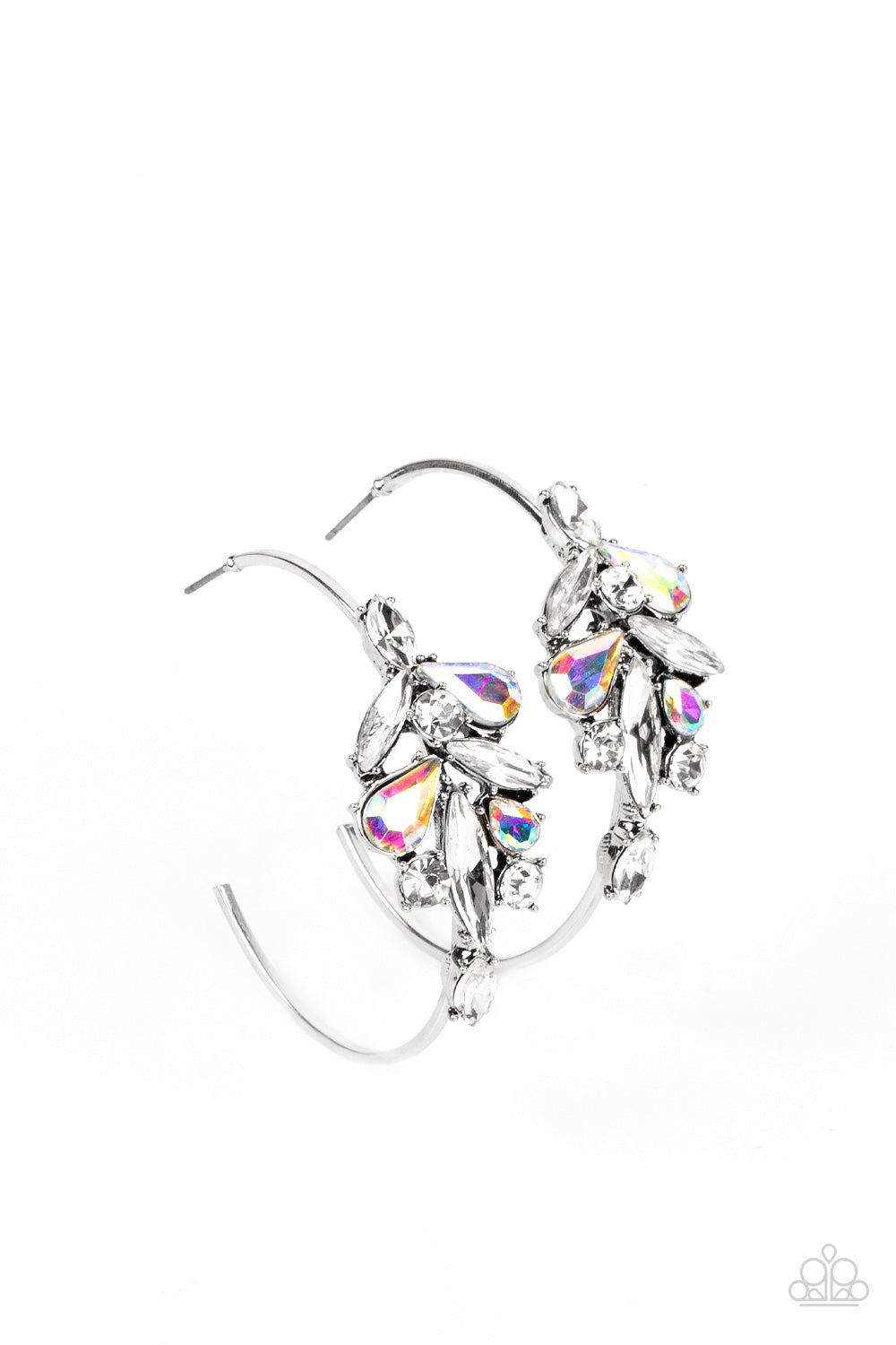 Arctic Attitude - Multi - Paparazzi Earrings