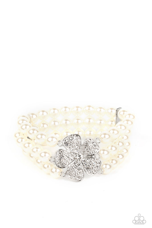 Park Avenue Orchard - White - Paparazzi Bracelet