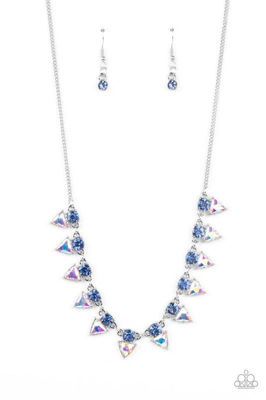 Razor-Sharp Refinement - Blue - Paparazzi Necklace