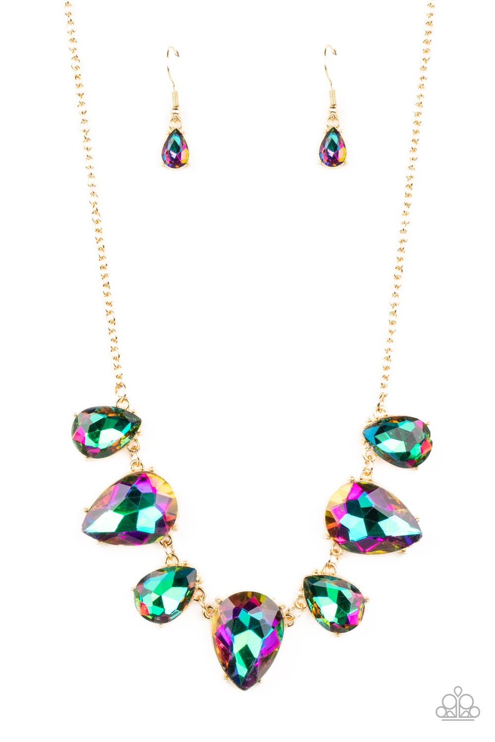 Otherworldly Opulence - Gold - Paparazzi Necklace