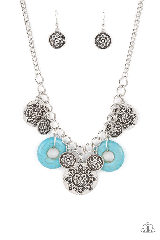 Western Zen - Blue - Paparazzi Necklace