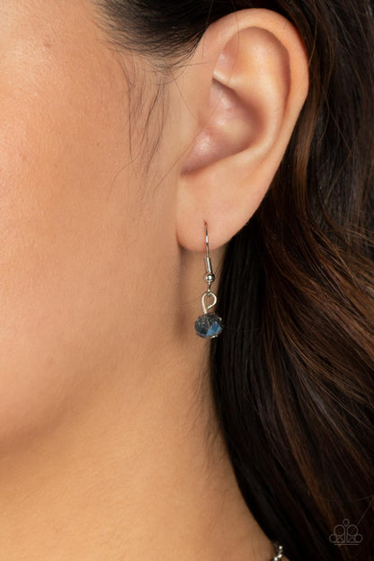 Swinging Shimmer - Blue - Paparazzi Necklace
