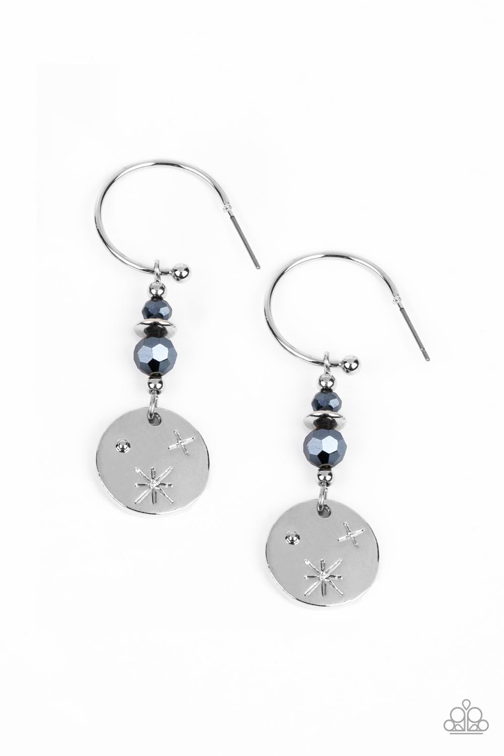 Artificial STARLIGHT - Blue - Paparazzi Earrings