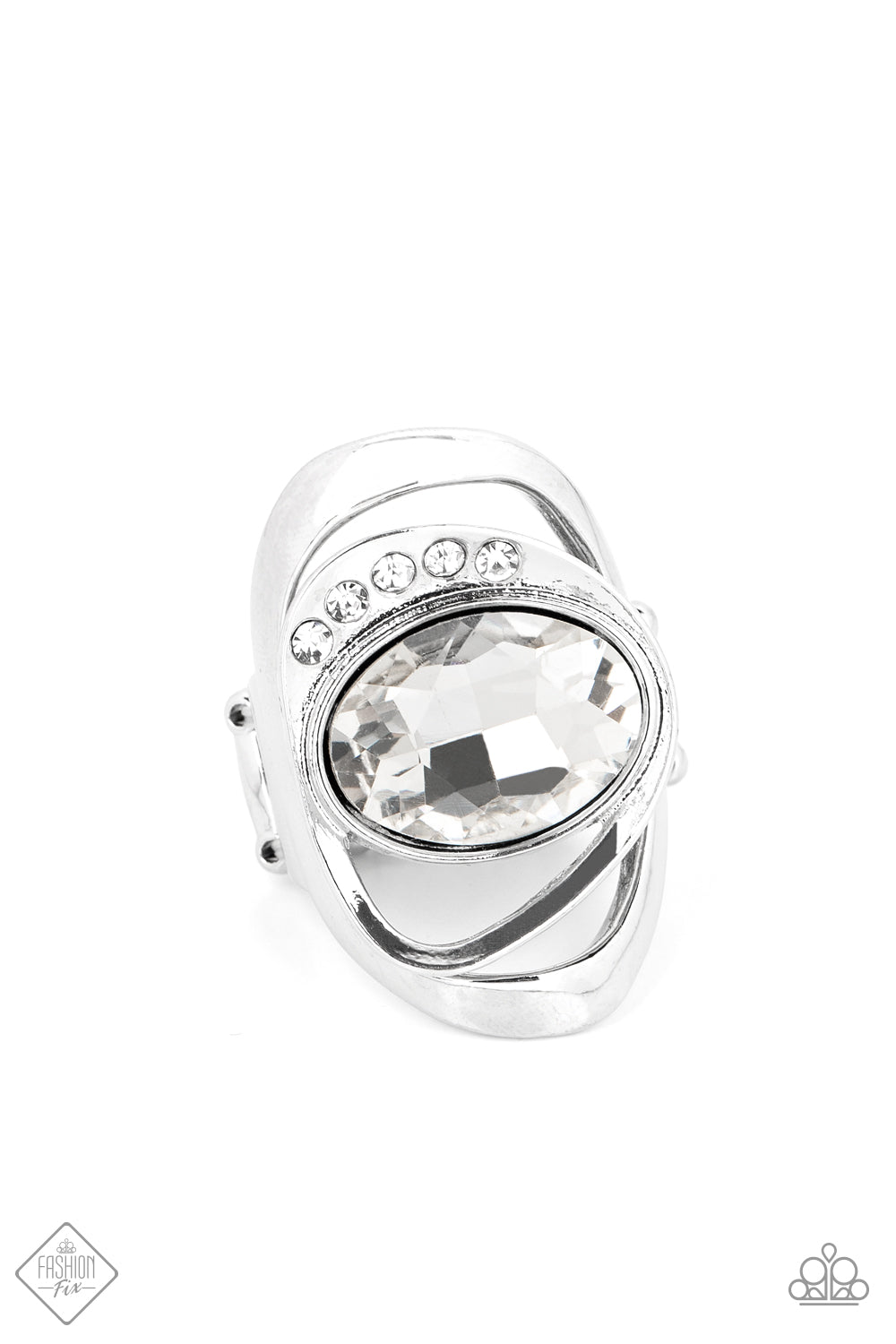 Mountain View Meadow - White - Paparazzi Ring (2022 August Fashion Fix)