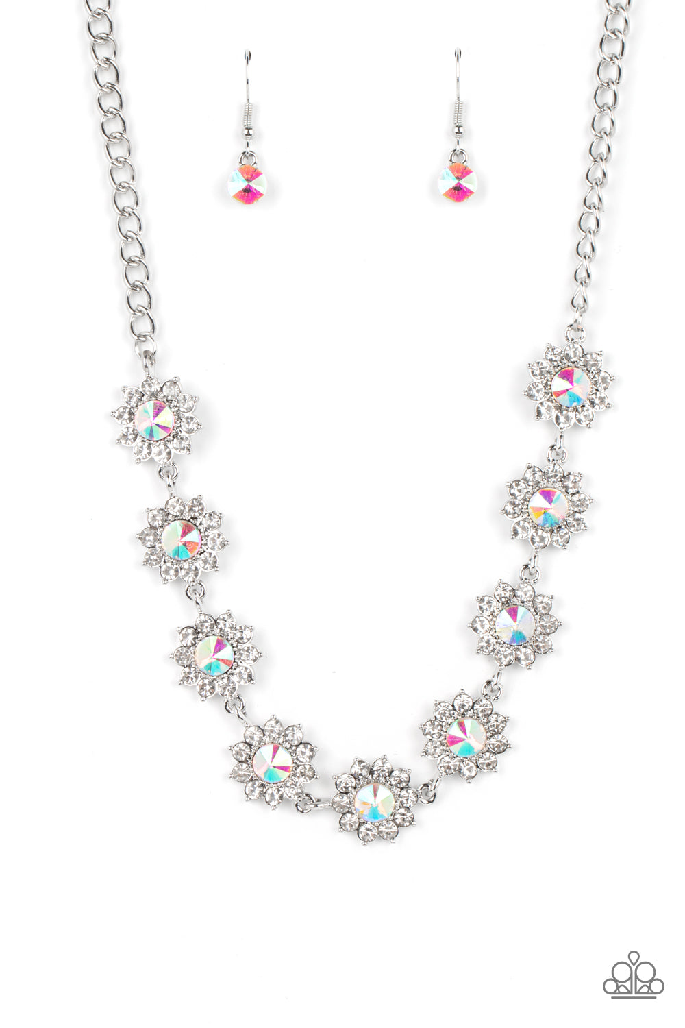 Blooming Brilliance - Multi - Paparazzi Necklace (2023 Life of the Party)