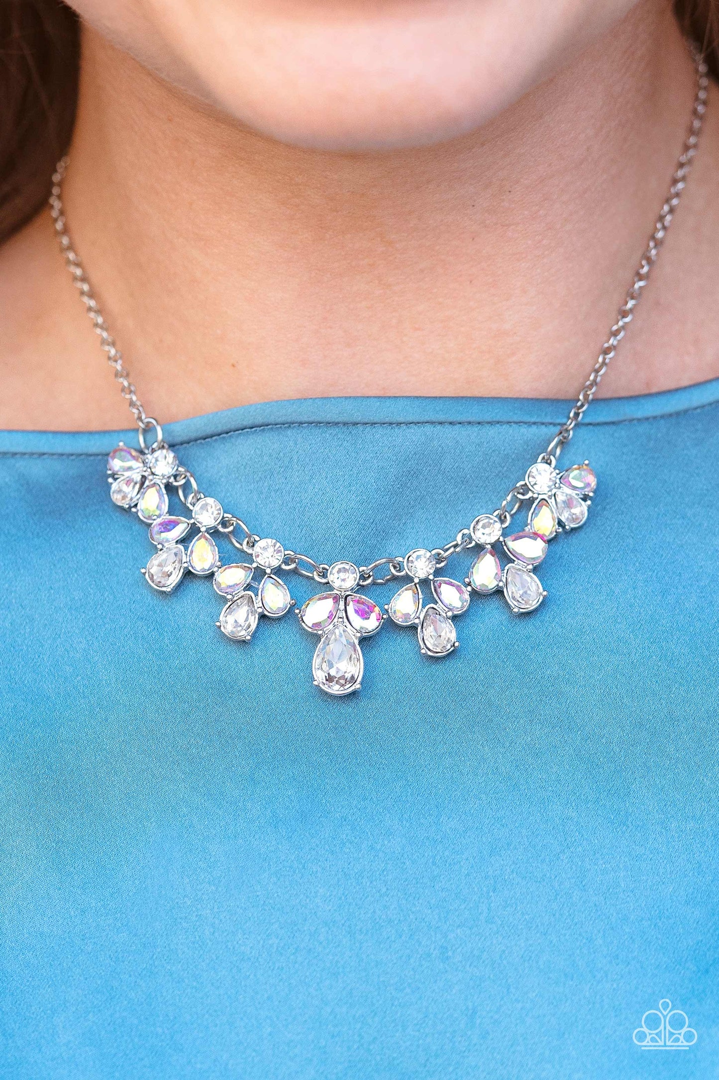 See in a New STARLIGHT - White - Paparazzi Necklace