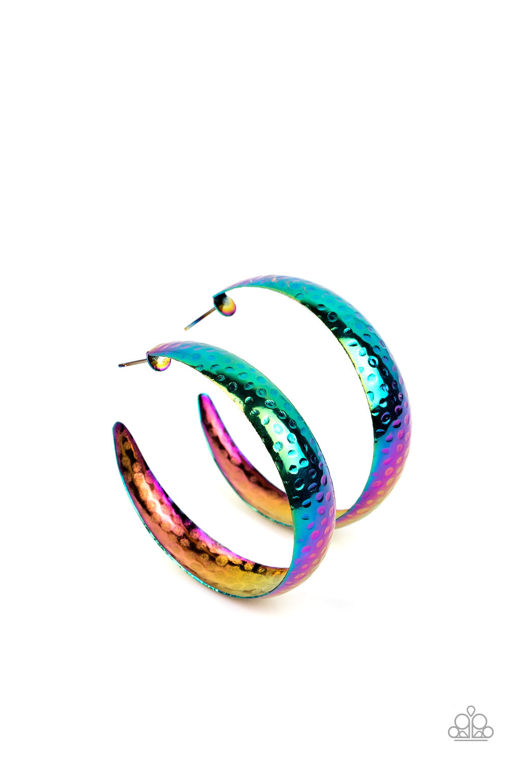 Futuristic Flavor - Multi - Paparazzi Earrings (2022 LOP)