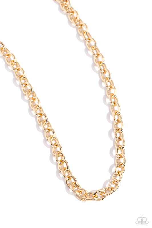 Things Have CHAIN-ged - Gold - Paparazzi Necklace