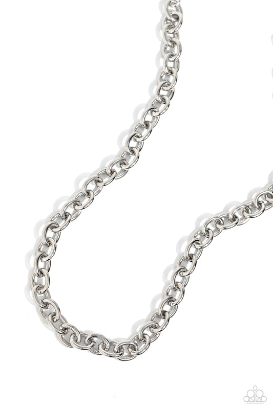 Things Have CHAIN-ged - Silver - Paparazzi Necklace