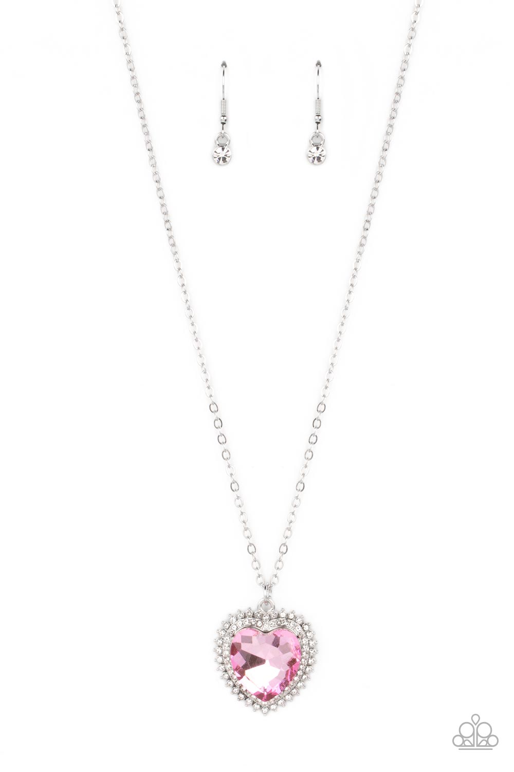 Sweethearts Stroll - Pink - Paparazzi Necklace