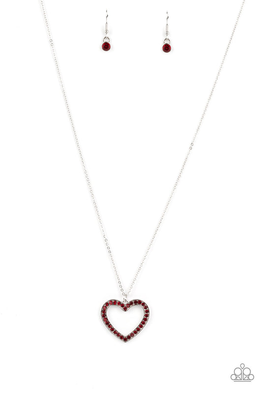 Dainty Darling - Red - Paparazzi Necklace