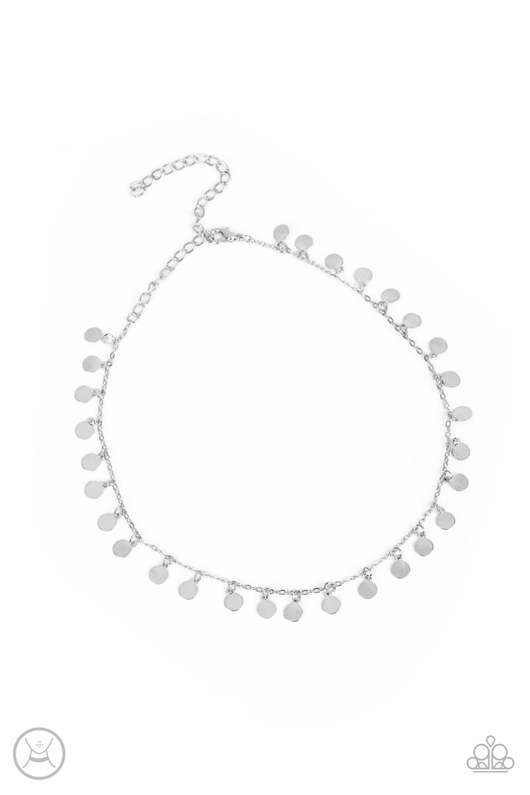 Champagne Catwalk - Silver - Paparazzi Necklace