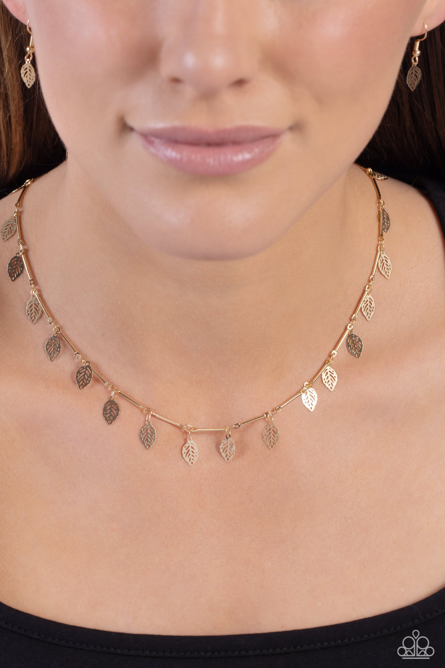 LEAF a Light On - Gold - Paparazzi Necklace