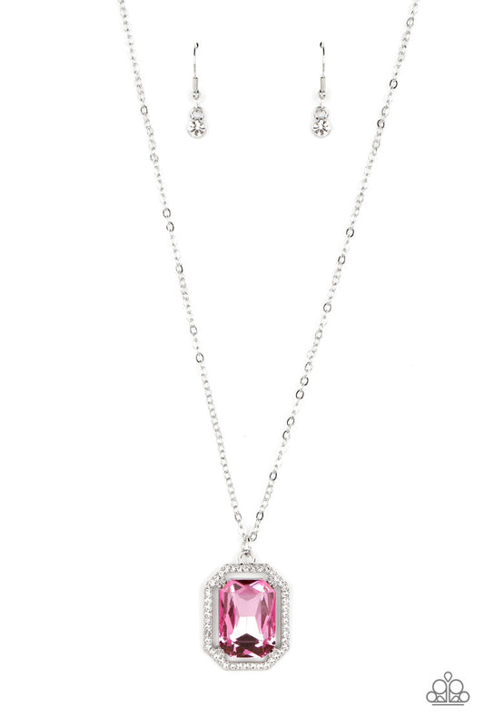 Galloping Gala - Pink -Paparazzi Necklace