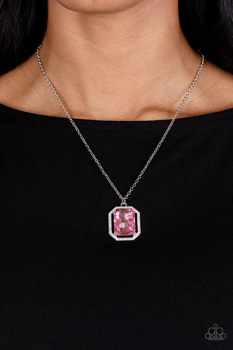 Galloping Gala - Pink -Paparazzi Necklace